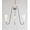 Maxim Lighting Haven 3-Light 18.5" Wide Black / Satin Nickel Chandelier 11733BKSN - alternate 2